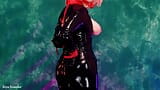 1 uur bondage in latex compilatievideo's - blonde milf Arya Grander snapshot 10