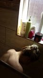 shaving her box in the shower snapshot 16