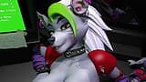 Roxanne wolf anima bianco guasto - Cinque notti dalla parodia di Freddy breve clip snapshot 12