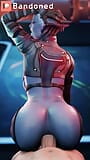 Mass Effect Liara T'soni chevauche une bite en POV snapshot 8