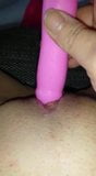 Sie mit pinken Dildo snapshot 1