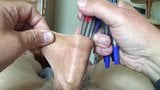 10-minute foreskin video - 10 biro pens snapshot 4