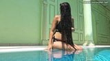 La ragazza latina con tette piccole andreina de luxe sott'acqua snapshot 6