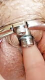 First time cumming in my inverted chastity device 5 inch urethral catheter tube snapshot 1