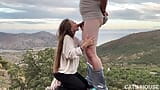 Conquered her clit on the mountain snapshot 4