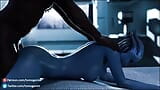 Mass Effect Liara T'soni ama bbc en su apretado coño azul snapshot 16