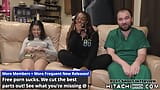 Word dokter-Tampa, geef zwarte eerstejaars giechelende verplichte orgasmes tijdens lichamelijke oefening met verpleegster Aria Nicole HitachiHoesCom snapshot 14