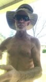 Backyard naked walking snapshot 1