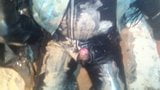 pissed Leather gay gets muddy snapshot 7