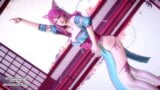 Iu - lila geestbloesem ahri sexy kpop -dans, competitie van legendes, ongecensureerde hentai snapshot 9