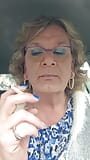 Enjoying a cigarette snapshot 3