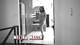 Melina Mason tiene grandes tetas y Manuel Ferrara le folla el coño. tacones altos, lencería sexy, follar, digitación, morena, teaser#1 snapshot 1