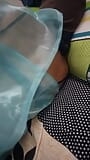 पारदर्शी साड़ी पहनी केरली आंटी बिस्तर पर नौकर को छू रही है snapshot 2