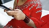 Sex with Indian hot Aunty with in Red Saree - Hindi audio snapshot 1