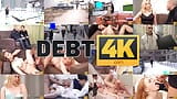 DEBT4k. Sex helps bimbo hottie avoid problems with debt collector snapshot 2