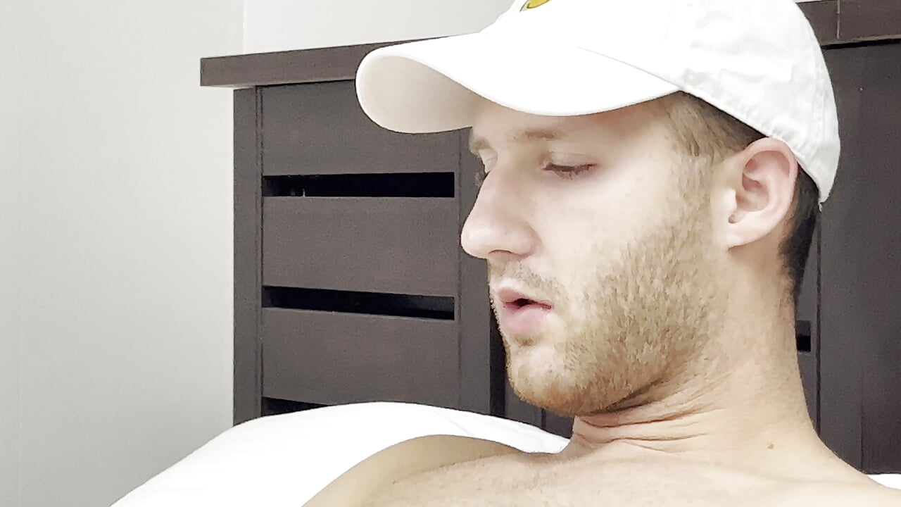 Straight Guy with Huge Cock Jerking Off