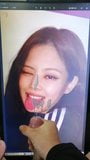 Blackpink Jennie cum tributo cum na língua snapshot 9