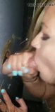 Vriendin zuigt en neukt in het gloryhole snapshot 4