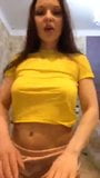 busty girl in tight tshirt snapshot 17