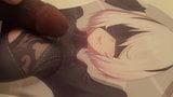 2B Oppai Mousepad Cum Tribute snapshot 3