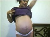 preggo girl in webcam snapshot 5