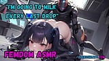 Your AI Girlfriend malfunctions and straps you to her milking chair - FEMDOM SCI-FI FANTASY ASMR snapshot 7