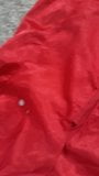 Jizz na versão completa do vestido de cetim vermelho da minha namorada snapshot 8