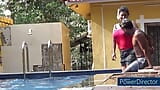 Девушка дези в бассейне со своим шурином и после этого превосходная трах-сессия. snapshot 3