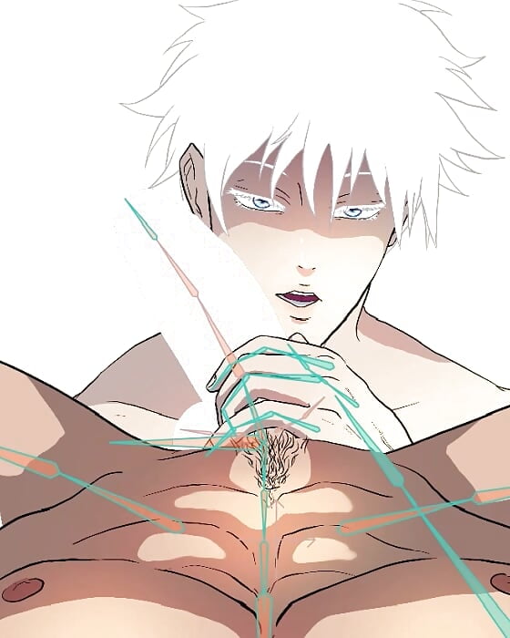WIP ANIMÉ - Satoru Gojo joue avec la grosse bite de Toji