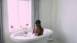 Hot Bath of Black Lesbians!! Real Hot Moment snapshot 2