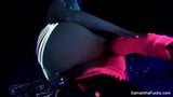 Samantha Saint's Blacklight Halloween snapshot 8