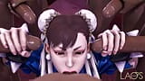 Chun-Li Serving All The Dark Boners snapshot 2