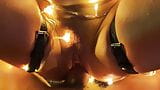 MyRedFoxGirl in Lights receives Holiday portion of Cum on her insatiable Pussy snapshot 16