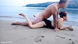 Escándalo pinay - sexo público amateur en la playa snapshot 10