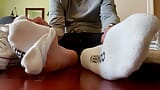 Füße, socken, fußanbetung, masturbation snapshot 3