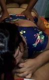 Desi Hot Wife threesome with friend snapshot 3