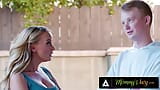 MOMMY'S BOY - Reprimanded Stepson Must Fuck Upset MILF Pristine Edge & Hot Neighbor Charlotte Sins snapshot 3