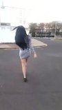 shemale dancing in the middle of the street snapshot 5