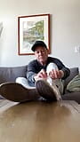 Bare Feet in Chuck’s + Self Foot Worship + Masturbation snapshot 2