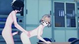 Futa Miku fucks Hibiki on a table, cums in her pussy. snapshot 10