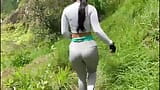 Colombian girl is fucked after taking a ride on her bike with her friend snapshot 3