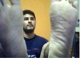 Straight guys feet on webcam #137 snapshot 3