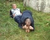 Skinhead foot worship snapshot 4