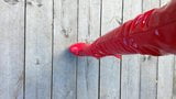 女性l赤いセクシーなブーツ。 snapshot 9