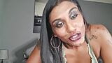 Worthless Indian slut humiliates herself, dirty talk cum on her face, JOI snapshot 7