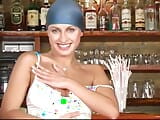 Hot bartending blone whore and her toy snapshot 2