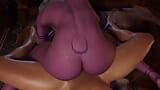 Nachtelf Reverse-Cowgirl in POV: 3D-Porno snapshot 18