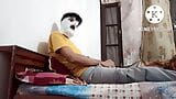 Indian Straight Boy Big Cock Masturbation snapshot 1