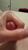 Stroking my lubed up cock snapshot 5