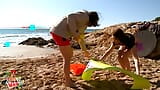 Skinny french babe Melyne Leona being fucked at the beach! snapshot 11